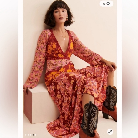Free People Tilda Wrap Maxi Dress - Picture 3 of 16